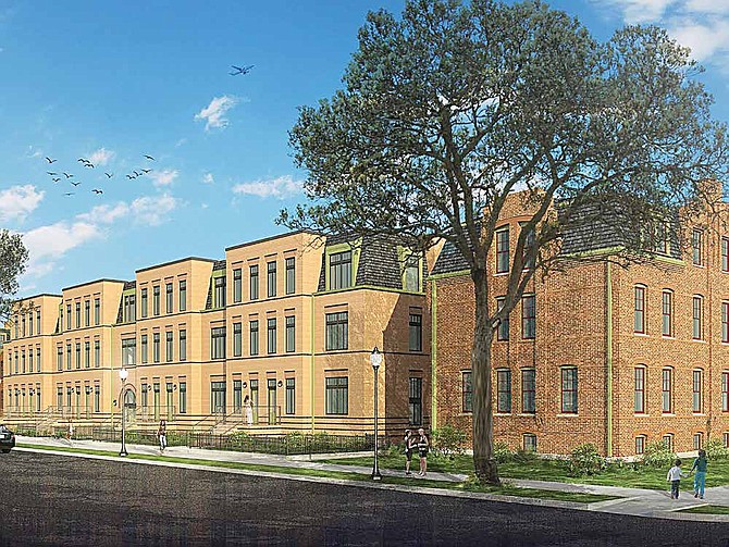 Artspace, Pullman Arts, and Chicago Neighborhood Initiatives recently announced that they will break ground on the Pullman Artspace Lofts (pictured) in Spring of 2018. The housing development will be located on Langley Ave, just south of 111th St. and is a unique combination of historic preservation and modern construction. Photo Credit: Santec