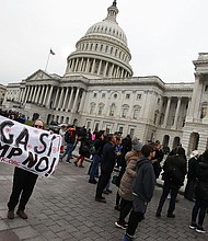 Dreamers protesting against DACA