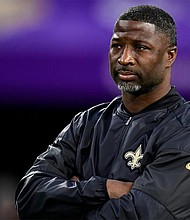New Orleans Saints assistant coach Aaron Glenn