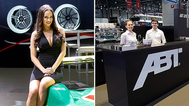 'Booth babes' are vanishing from auto shows 