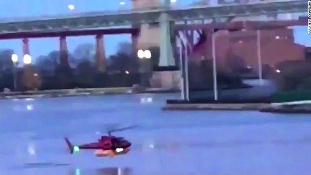 Several people have died and one survived after a helicopter went down in New York's East River on March 11, 2018, according to officials.