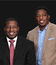 Twin brothers Sterling Staffing Solutions CEO and Partner Stephen Carter (right) and COO and Partner Sterling Carter (left) combined their two specialties – business management and clinical expertise – into a growing business now featured with ForbesBooks and ForbesBooks Radio.