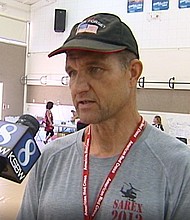  Dennis Alexander, who is Seaside City's mayor pro tem and a reserve officer with the Sand City Police Department, was teaching a lesson at Seaside High School in Seaside, California when he pointed his gun into the ceiling and accidentally fired it, said Abdul Pridgen, the city's police chief.