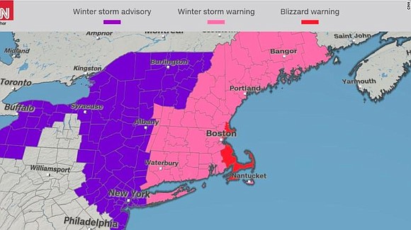 New England's third nor'easter in less than two weeks slammed parts of the region Tuesday in a barrage that dropped …