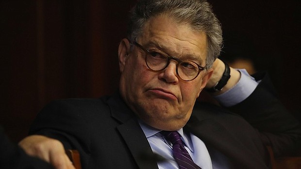 Ana Marie Cox, host of Crooked Media's "With Friends Like These" podcast, says she is "willing to vote" for Al Franken if he runs again after calling for his resignation.
Source:	Joe Raedle/Getty Images