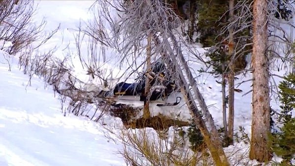  David Hales mistakenly entered the Strawberry River drainage area of Wasatch County, where his snowmobile ran out of gas and got stuck over the weekend.
Source:	KSL TV
