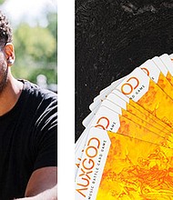 Michael Rousseau, founder of the AUXGOD Music Battle Card Game