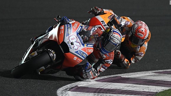 MotoGP burst back into life in spectacular fashion as Andrea Dovizioso beat Marc Marquez in a thrilling duel in the …