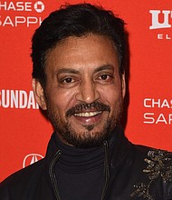 Actor Irrfan Khan attends the premiere of his film "Puzzle" at the Sundance Film Festival in January.
Source:	C Flanigan/FilmMagic/Getty Image