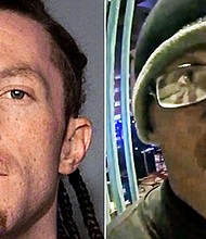 Cameron James Kennedy, disguised as a black man while robbing a Las Vegas casino