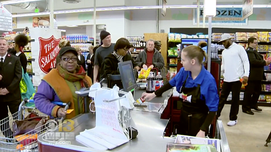 The Salvation Army’s DMG Foods held its grand opening on Wednesday in the northeast Baltimore neighborhood of Abell. (photo via huffingtonpost.com)