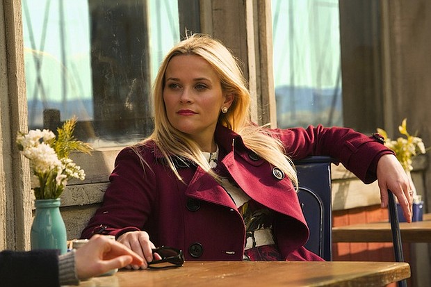 On Monday, star Reese Witherspoon shared a photo on Instagram of her and Dern in character on set in front of the fictitious Seaside Coffee Shop in Monterey, California.
Source:	Hilary Bronwyn Gayle/HBO
