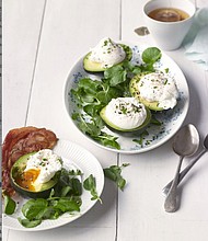 Egg-Filled Avocado with Prosciutto