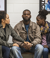 (l-r): Dawn-Lyen Gardner, Kofi Siriboe and Rutina Wesley
Photo © 2016 Warner Bros. Entertainment Inc. / Courtesy of OWN
