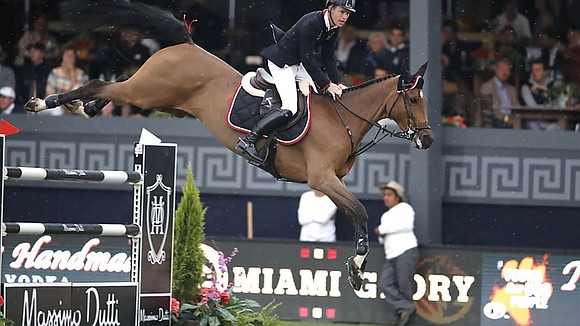 Britain's Scott Brash kicked off the opening leg of the Longines Global Champions Tour (LGCT) in style with a win …