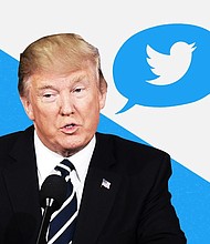 According to a report by Dictionary.com, when the President's account has tweeted misspelled words, it has corresponded with a spike in searches of the same words spelled incorrectly on the website./Getty Images