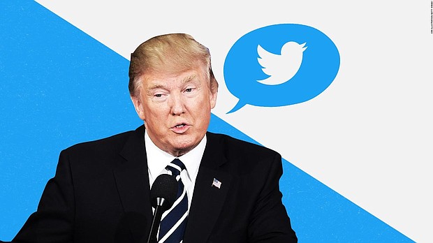 According to a report by Dictionary.com, when the President's account has tweeted misspelled words, it has corresponded with a spike in searches of the same words spelled incorrectly on the website./Getty Images