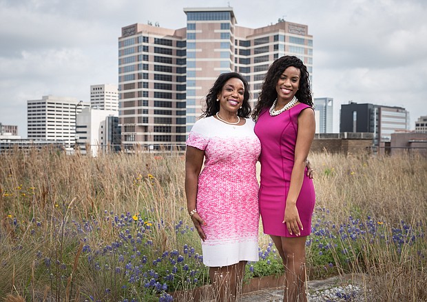 Anesthesiologist Vivian Porche, M.D. with her daughter Bobbi