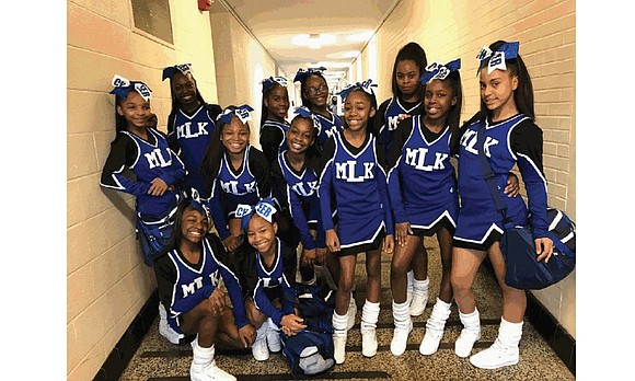 That’s the new title for the cheerleaders at Richmond’s Martin Luther King Jr. Middle School. The team captured first place ...