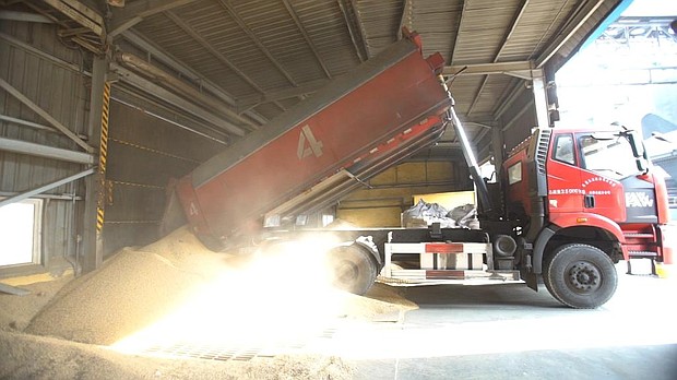 US and China trade soybeans