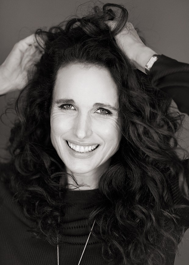 Actress Andie MacDowell/photo by Sam Jones