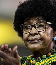 Winnie Mandela, the South African anti-apartheid activist and former wife of the late President Nelson Mandela, died at the age of 81, a family member told CNN on April 2, 2018./Gulshah Khan/AFP/Getty Images
