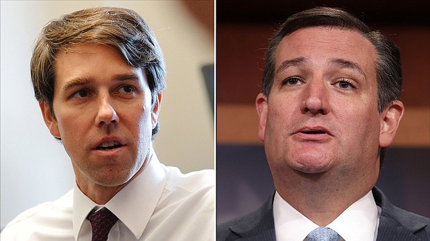 Democratic Rep. Beto O'Rourke raised more than $6.7 million in the first three months of 2018, his campaign announced Tuesday, a sign that the El Paso Democrat is poised to put up a significant fight against incumbent Republican Sen. Ted Cruz.
