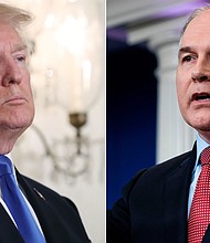 	A House Republican called Tuesday for the ouster of Scott Pruitt, the embattled administrator of the Environmental Protection Agency, saying Pruitt's "corruption scandals are an embarrassment" and his "conduct is grossly disrespectful to American taxpayers."/Getty Image