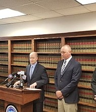 Criminal charges were filed Tuesday against a Eureka man accused of kidnapping a young Eureka couple, murdering them and throwing their bodies down a mineshaft.