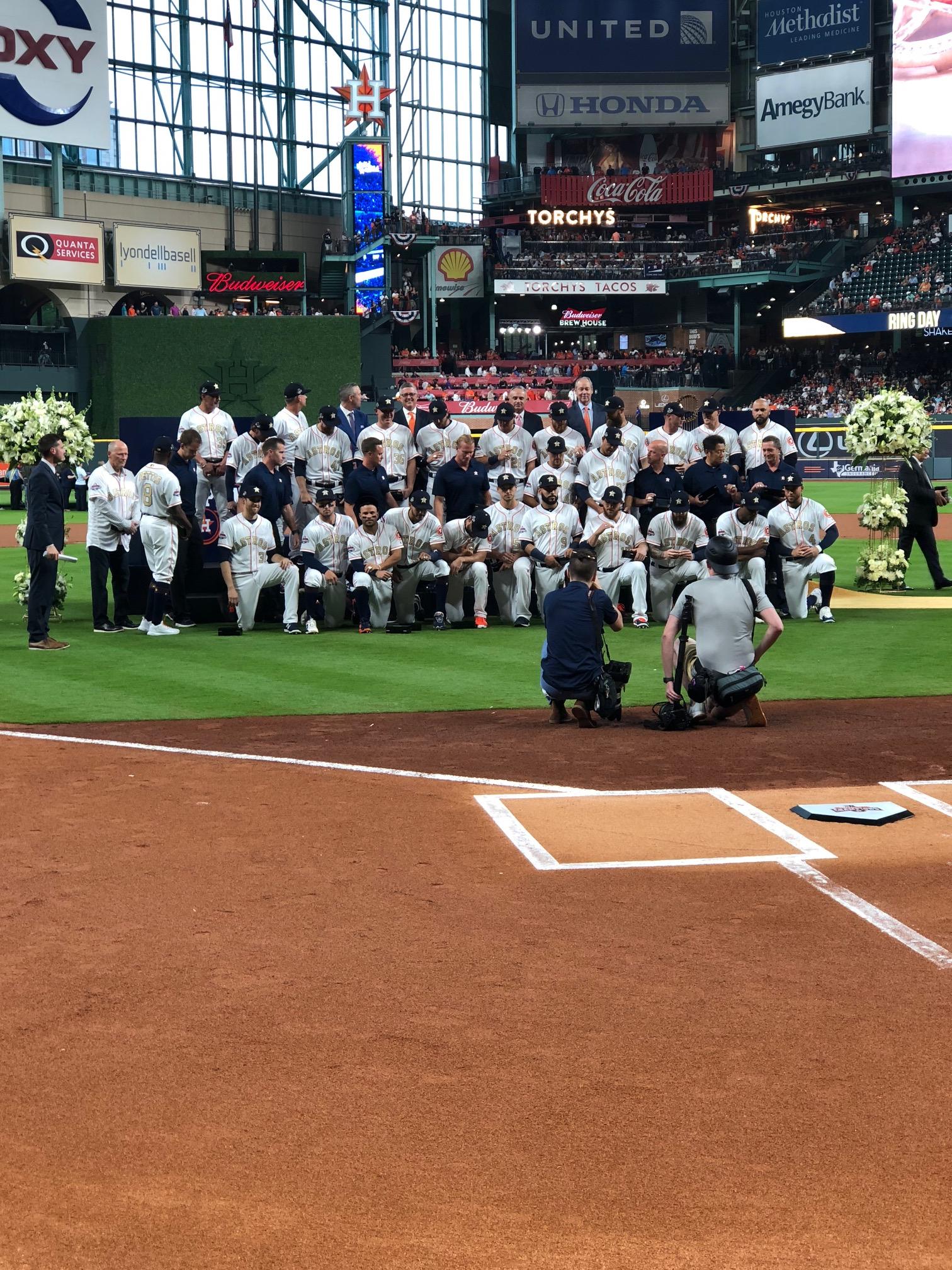 2018 World Series Champions Ring Ceremony - George Springer Game