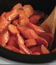 Lemon Dill Slow Cooker Carrots
