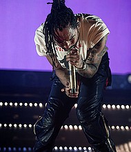 Miguel in concert at Houston's Warehouse Live