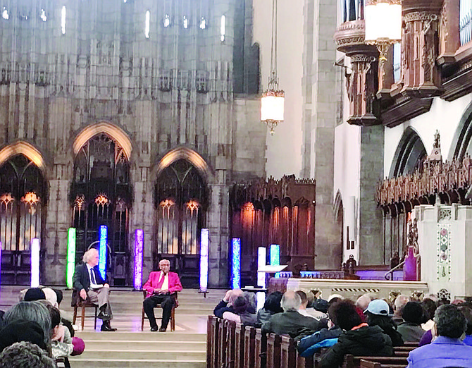 Timuel Black recently spoke at the Rockefeller Memorial Chapel in honor of the 50th anniversary of Dr. Martin Luther King Jr.’s assassination. Black worked closely with King during the civil rights movement and was instrumental in orchestrating King’s first Chicago appearance in April of 1956 where he gave a moving speech at the same venue.  Photo: Katherine Newman