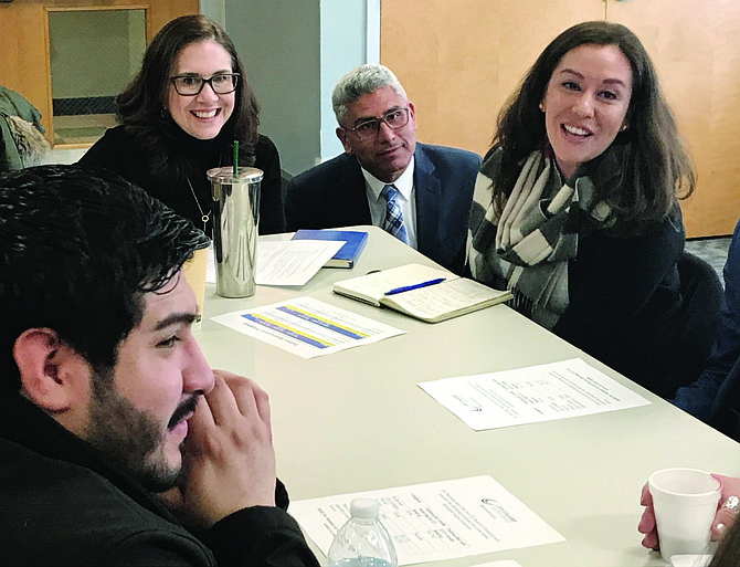 Students and community members join City Colleges of Chicago Chancellor Juan Salgado to discuss the new fair, affordable tuition proposal that was recently approved by the City Colleges of Chicago Board of Trustees.