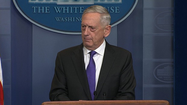 	Defense Secretary James Mattis