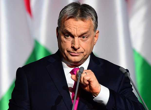 Viktor Orban has accused the EU of meddling in Hungary's affairs.  CREDIT: ATTILA KISBENEDEK/AFP/AFP/Getty Images