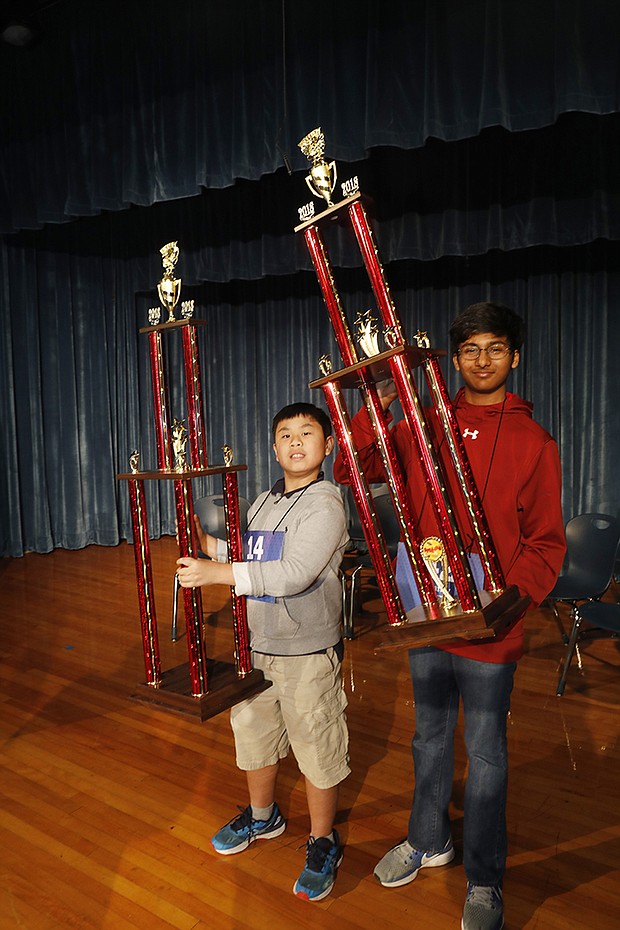 Photo: (l-r) Benjamin Chen and Pranav Chemudupaty