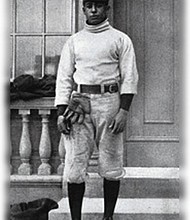 Pitcher Jimmy Claxton, who played in 1916 with the Oakland Oaks, is pictured on a baseball card produced that year by Zeenuts Cards.