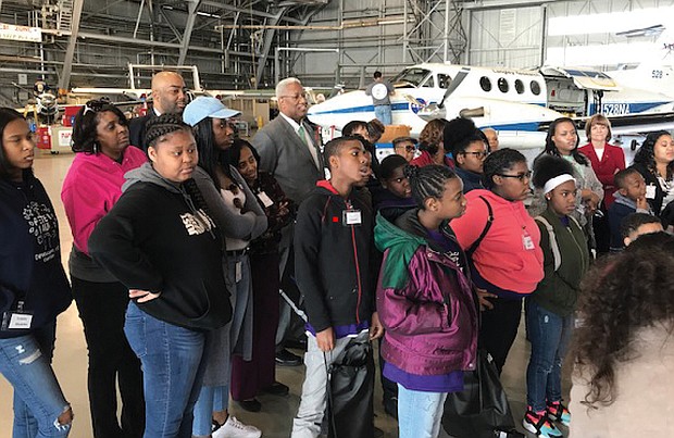 Fields  — can be fun through a bevy of activities during the past week. Students from RPS and Peter Paul Development Center in Richmond’s East End tour the NASA Langley Research Center in Hampton on April 5 with Henrico Delegate Lamont Bagby and Congressman A. Donald McEachin to get a look at advances in aeronautics and aerospace exploration. On Tuesday, more than 400 RPS elementary and middle school students participate in hands-on learning involving STEM — science, technology, engineering and math — concepts at the Siegel Center at Virginia Commonwealth University