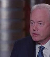 Starbucks CEO Kevin Johnson responded to public outcry over the arrest of two black men from a Philadelphia branch of the coffee shop, calling the incident "reprehensible." (File Photo)