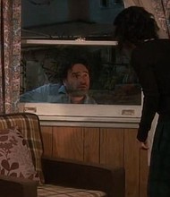David is back to climbing in through windows on "Roseanne." Johnny Galecki will make a guest appearance on Tuesday's episode of the rebooted comedy, returning to his role as David Healy, the husband of Darlene Connor's character played by Sara Gilbert.