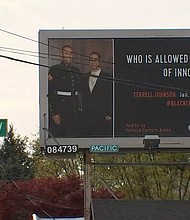 The community group behind the campaign, Portland Equity In Action, says they have bought 25 placards and placed them throughout the city.