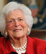 Former first lady Barbara Bush has died at the age of 92, family spokesman Jim McGrath announced Tuesday.