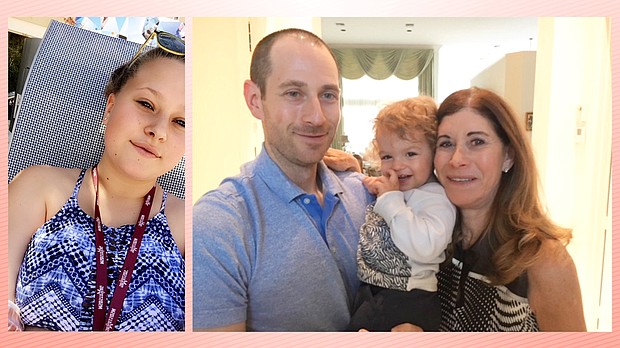 Majory Stoneman Douglas High School teacher Scott Beigel (middle) saved Kelsey Friend's (left) life when a gunman opened fire in her Parkland, Florida, High school in February. He lost his life while saving her. Pictured on right is Beigel's mother, Linda Shulman.