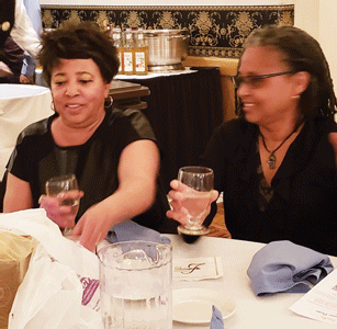 Cheryl Williams with “Birthday Girl” Crystal Brown