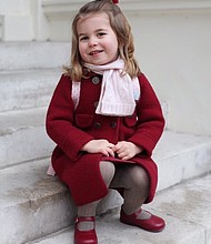 Charlotte is the first princess who won't be overtaken in the line of succession by a younger brother.