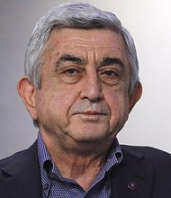 Armenia's former President and Prime Minister Serzh Sargsyan.   CREDIT: Artyom Geodakyan/TASS via Getty Images