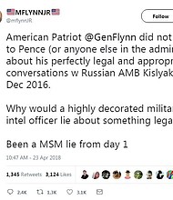 So just to be clear, what Flynn Jr. is alleging is that his dad never lied to Vice President Mike Pence (or anyone else!) about his interactions with then-Russian Ambassador Sergey Kislyak.