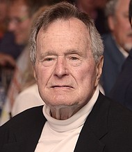 "President Bush was admitted to the Houston Methodist Hospital yesterday morning after contracting an infection that spread to his blood. He is responding to treatments and appears to be recovering. We will issue additional updates as events warrant," spokesman Jim McGrath said in a statement.