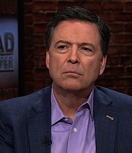 Former FBI Director James Comey explained Thursday why he thinks "it's possible" that the Russians could have compromising information about President Donald Trump